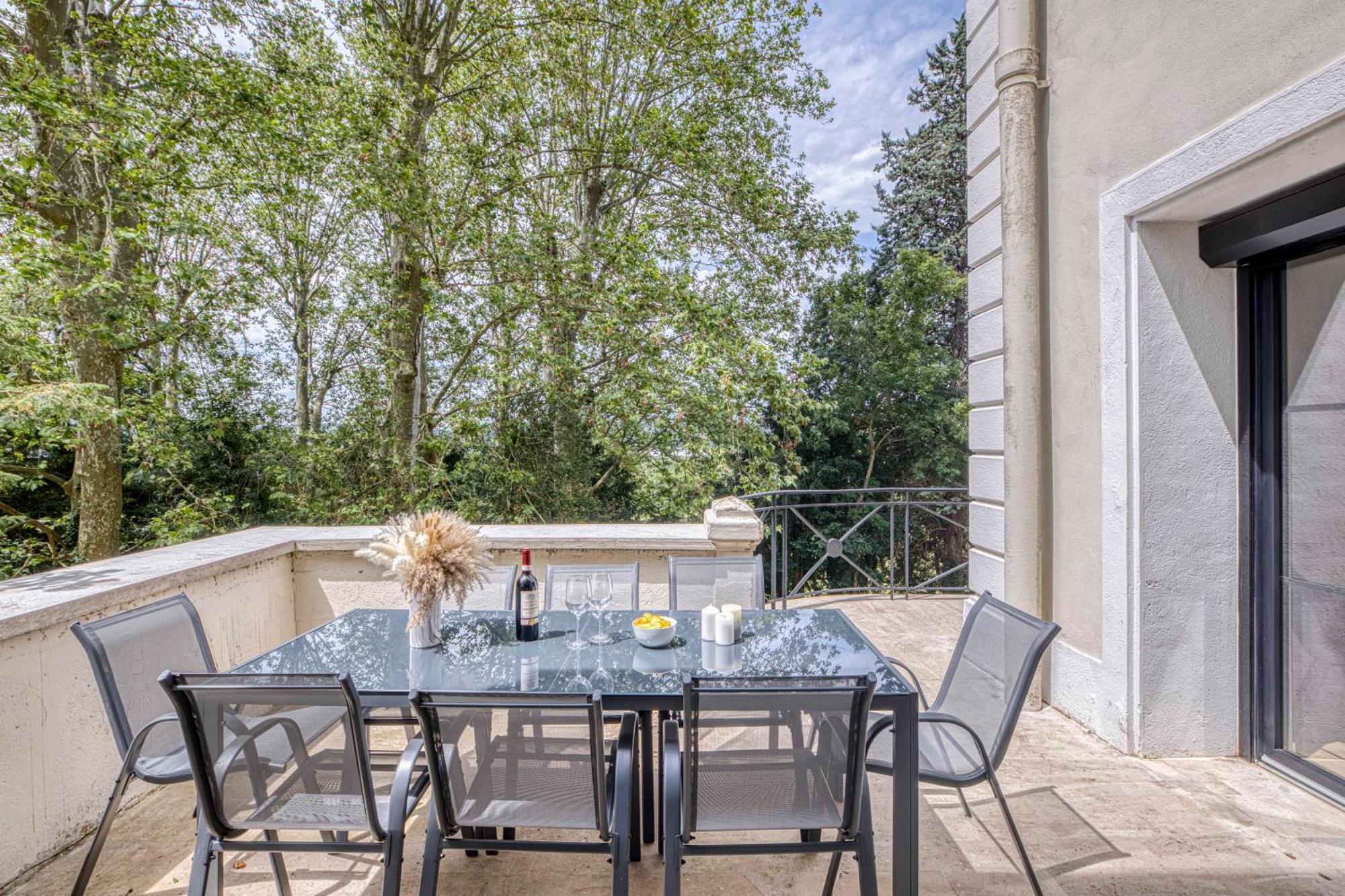 1 - Grand Appartement Spacieux Dans Un Chateau Du 17Eme Siecle, A 15Min De Lyon Vourles 外观 照片